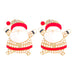 Wholesale Christmas Alloy Diamond Earrings JDC-ES-JQ161 Earrings JoyasDeChina bead Wholesale Jewelry JoyasDeChina Joyas De China