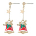 Wholesale Christmas Alloy Enamel Rhinestone Bell Earrings JDC-ES-JL660 Earrings ?鹄? Wholesale Jewelry JoyasDeChina Joyas De China