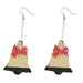 Wholesale Christmas Alloy Flannel Bell Earrings JDC-ES-JL662 Earrings ?鹄? Wholesale Jewelry JoyasDeChina Joyas De China