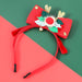 Wholesale christmas alloy flannel hair ball bowknot headband JDC-HD-JL049 Headband 氿乐 Wholesale Jewelry JoyasDeChina Joyas De China