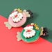 Wholesale Christmas Alloy Flannel Santa Bell Hair Clips Set JDC-HC-JL038 Hair Clips 氿乐 Wholesale Jewelry JoyasDeChina Joyas De China