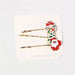 Wholesale christmas alloy hair clips JDC-HC-TC002 Hair Clips JoyasDeChina F14460-2 Wholesale Jewelry JoyasDeChina Joyas De China