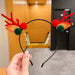 Wholesale Christmas Antlers Plush Resin Headband JDC-HD-i114 Headband JoyasDeChina 7 Wholesale Jewelry JoyasDeChina Joyas De China