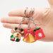 Wholesale Christmas Bell Reindeer Resin Keychain JDC-KC-YY139 Keychains 围颂 Wholesale Jewelry JoyasDeChina Joyas De China