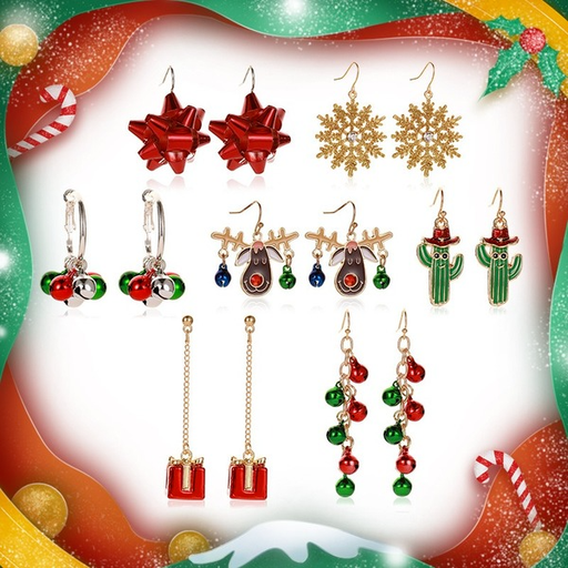 Bulk Jewelry Wholesale Christmas bells/snowflake/tassel earrings JDC-ES-D531 Wholesale factory from China YIWU China