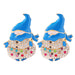 Wholesale Christmas Cartoon Alloy Diamond Earrings JDC-ES-JQ147 Earrings JoyasDeChina blue Wholesale Jewelry JoyasDeChina Joyas De China