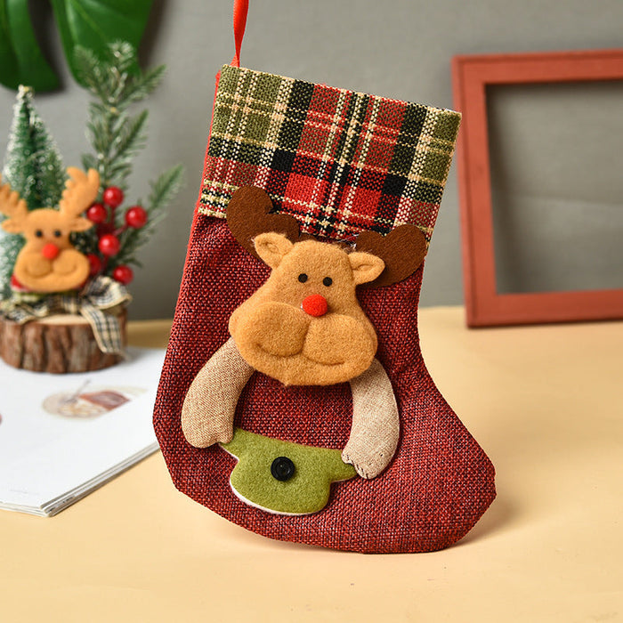 Wholesale Christmas cloth socks pendant JDC-SK-GL003 港恋 C 22*11.5*15cm Wholesale Jewelry JoyasDeChina Joyas De China