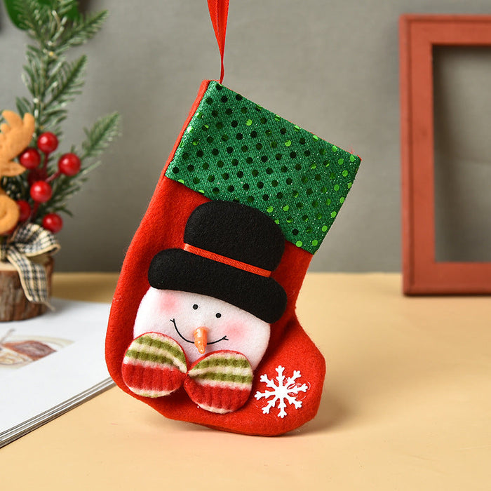 Wholesale Christmas cloth socks pendant JDC-SK-GL003 港恋 E 15.5*9.5*12cm Wholesale Jewelry JoyasDeChina Joyas De China