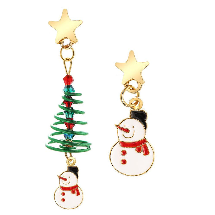 Wholesale Christmas Color Alloy Earrings JDC-ES-F537 Earrings JoyasDeChina 5502501 Wholesale Jewelry JoyasDeChina Joyas De China
