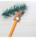 Wholesale Christmas Colored Plastic Ballpoint Pen JDC-BP-GSYX002 Ballpoint pen JoyasDeChina brown Wholesale Jewelry JoyasDeChina Joyas De China