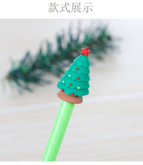 Wholesale Christmas Colored Plastic Ballpoint Pen JDC-BP-GSYX002 Ballpoint pen JoyasDeChina green Wholesale Jewelry JoyasDeChina Joyas De China