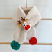Wholesale christmas colored wool scarf JDC-SC-LH002 scarf 旅禾 beige Wholesale Jewelry JoyasDeChina Joyas De China