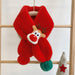 Wholesale christmas colored wool scarf JDC-SC-LH002 scarf 旅禾 RED Wholesale Jewelry JoyasDeChina Joyas De China