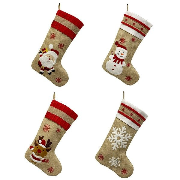 Wholesale christmas decoration cloth christmas socks JDC-SK-GL007 港恋 Wholesale Jewelry JoyasDeChina Joyas De China