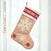 Wholesale christmas decoration cloth christmas socks JDC-SK-GL007 港恋 Snowflake Wholesale Jewelry JoyasDeChina Joyas De China