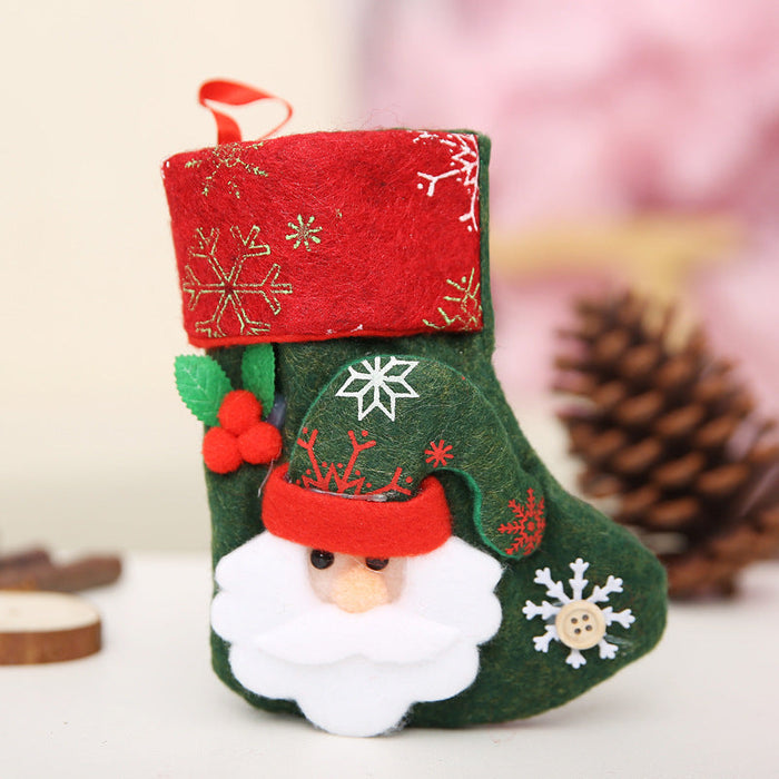 Wholesale Christmas Decoration Cloth Socks Pendant JDC-SK-FA002 韵发 A Wholesale Jewelry JoyasDeChina Joyas De China