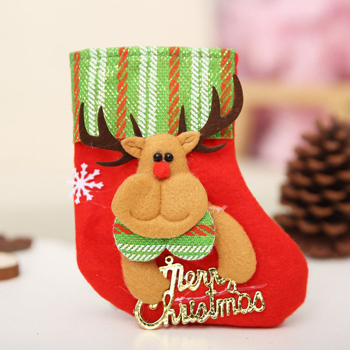 Wholesale Christmas Decoration Cloth Socks Pendant JDC-SK-FA002 韵发 G Wholesale Jewelry JoyasDeChina Joyas De China