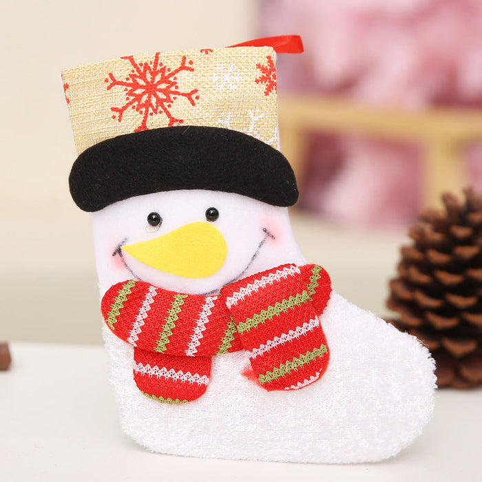 Wholesale Christmas Decoration Cloth Socks Pendant JDC-SK-FA002 韵发 N Wholesale Jewelry JoyasDeChina Joyas De China