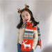 Wholesale Christmas deer red wool children scarf JDC-SC-LH017 scarf 旅禾 Wholesale Jewelry JoyasDeChina Joyas De China