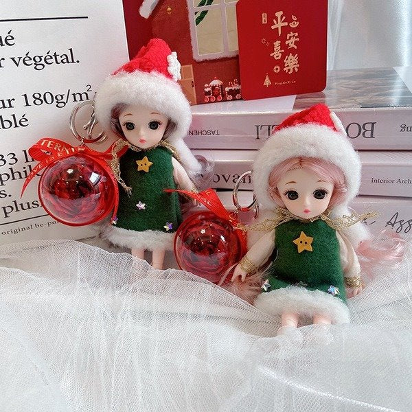 Wholesale Christmas doll key chain JDC-KC-LX025 Keychains 恋希 Wholesale Jewelry JoyasDeChina Joyas De China