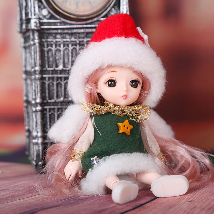 Wholesale Christmas doll key chain JDC-KC-LX025 Keychains 恋希 pink Wholesale Jewelry JoyasDeChina Joyas De China
