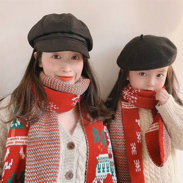Wholesale Christmas elk wool scarf JDC-SC-LH001 scarf 旅禾 Wholesale Jewelry JoyasDeChina Joyas De China