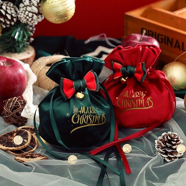 Wholesale Christmas Eve Velvet Bag Cloth Gift Box JDC-JP-HuaJ001 Jewelry packaging 花涧 Wholesale Jewelry JoyasDeChina Joyas De China