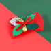 Wholesale Christmas Flannel Alloy Bow Hair Clips JDC-HC-JL060 Hair Clips 氿乐 Wholesale Jewelry JoyasDeChina Joyas De China