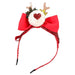 Wholesale Christmas Flannel Hair Balls Bowknot Elk Horn Headband JDC-HD-JL050 Headband 氿乐 Wholesale Jewelry JoyasDeChina Joyas De China