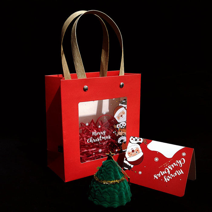 Wholesale Christmas Flannel Jewelry Box JDC-JP-HuaJ004 Jewelry packaging 花涧 Red gift bag christmas tree Jewelry Box Wholesale Jewelry JoyasDeChina Joyas De China