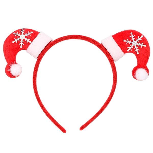 Wholesale Christmas Flannel Red Hat Alloy Headband JDC-HD-JL054 Headband 氿乐 Wholesale Jewelry JoyasDeChina Joyas De China