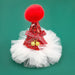 Wholesale christmas hat lace Hair Clips JDC-HC-JY001 Hair Clips JoyasDeChina Lace red hat Wholesale Jewelry JoyasDeChina Joyas De China