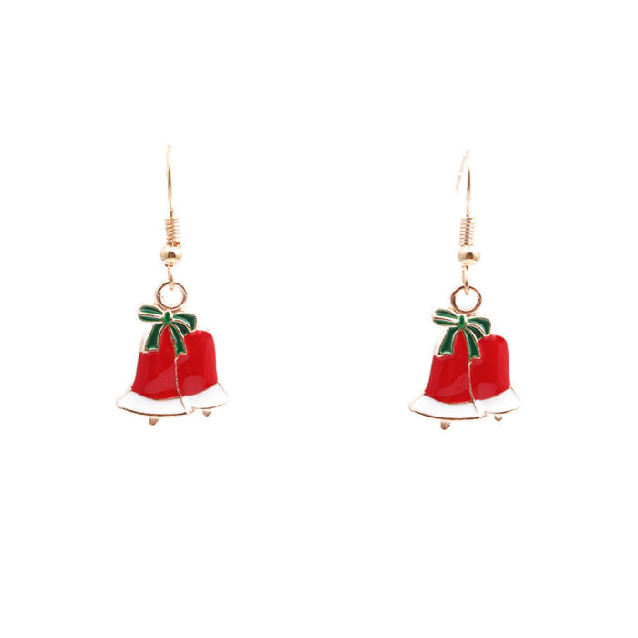 Wholesale Christmas Heart Necklace Earrings 2pcs set JDC-NE-ML111 NECKLACE JoyasDeChina Christmas socks Earrings Wholesale Jewelry JoyasDeChina Joyas De China