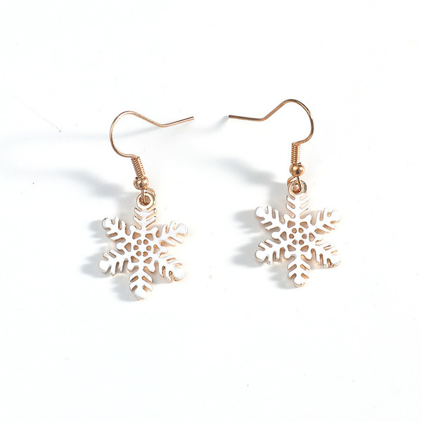 Wholesale Christmas hollow Snowflake Earrings JDC-ES-KQ099 Earrings JoyasDeChina Wholesale Jewelry JoyasDeChina Joyas De China