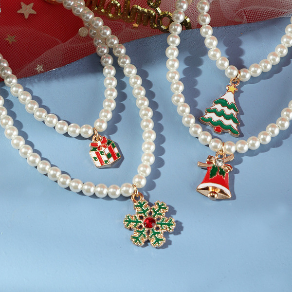 Wholesale Christmas necklaces JDC-NE-E294 NECKLACE JoyasDeChina Wholesale Jewelry JoyasDeChina Joyas De China