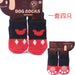 Wholesale Christmas pet Polyester non-slip socks Pet Clothes JDC-PC-WW003 Pet Clothes JoyasDeChina red black*Two pairs S (within1kg) Wholesale Jewelry JoyasDeChina Joyas De China