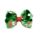 Wholesale Christmas Printed Bowknot Polyester Ribbed Hair Clips JDC-HC-GSYL026 Hair Clips JoyasDeChina 4 Wholesale Jewelry JoyasDeChina Joyas De China