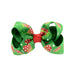 Wholesale Christmas Printed Bowknot Polyester Ribbed Hair Clips JDC-HC-GSYL026 Hair Clips JoyasDeChina 6 Wholesale Jewelry JoyasDeChina Joyas De China