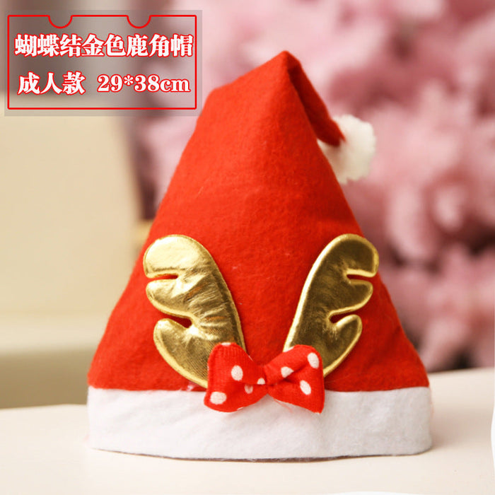 Wholesale Christmas Red Cloth Hats JDC-FH-FA001 Fashionhat 韵发 aldult C Wholesale Jewelry JoyasDeChina Joyas De China