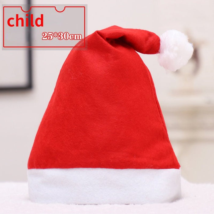 Wholesale Christmas Red Cloth Hats JDC-FH-FA001 Fashionhat 韵发 child A Wholesale Jewelry JoyasDeChina Joyas De China
