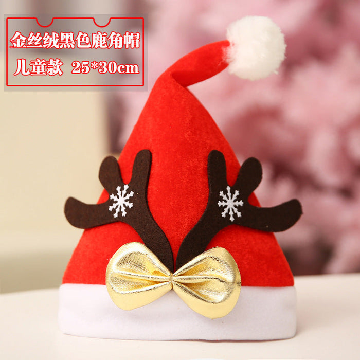 Wholesale Christmas Red Cloth Hats JDC-FH-FA001 Fashionhat 韵发 child C Wholesale Jewelry JoyasDeChina Joyas De China