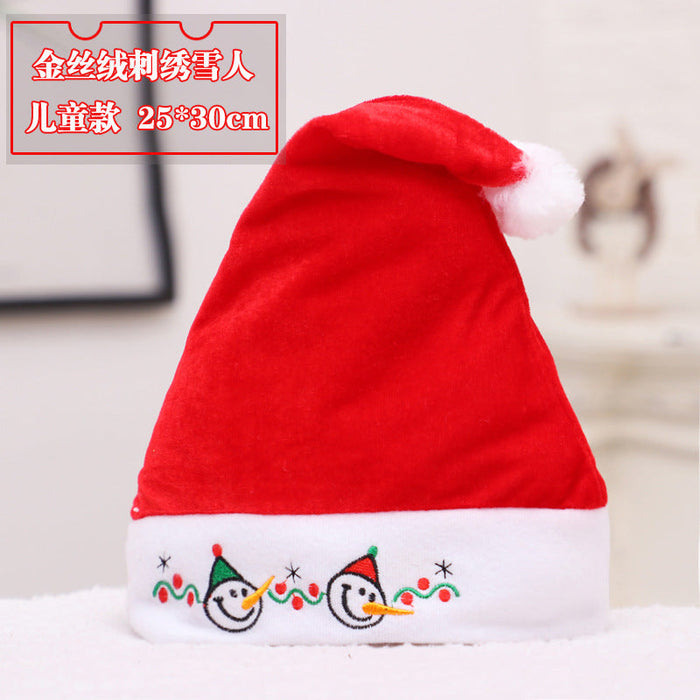 Wholesale Christmas Red Cloth Hats JDC-FH-FA001 Fashionhat 韵发 child I Wholesale Jewelry JoyasDeChina Joyas De China