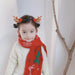 Wholesale Christmas red elk wool children scarf JDC-SC-LH011 scarf 旅禾 B Wholesale Jewelry JoyasDeChina Joyas De China