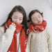 Wholesale Christmas red elk wool children scarf JDC-SC-LH011 scarf 旅禾 C Wholesale Jewelry JoyasDeChina Joyas De China