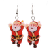 Wholesale Christmas Red Santa Claus Acrylic Earrings JDC-ES-ML075 Earrings JoyasDeChina Wholesale Jewelry JoyasDeChina Joyas De China