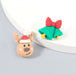 Wholesale Christmas Resin Bells Elk Earrings JDC-ES-JL665 Earrings ?鹄? Wholesale Jewelry JoyasDeChina Joyas De China