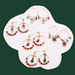 Wholesale Christmas Round Alloy Earrings JDC-ES-F540 Earrings JoyasDeChina Wholesale Jewelry JoyasDeChina Joyas De China