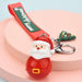 Wholesale Christmas Santa Resin Keychain JDC-KC-WS021 Keychains 围颂 Red snowman OPP bag Wholesale Jewelry JoyasDeChina Joyas De China
