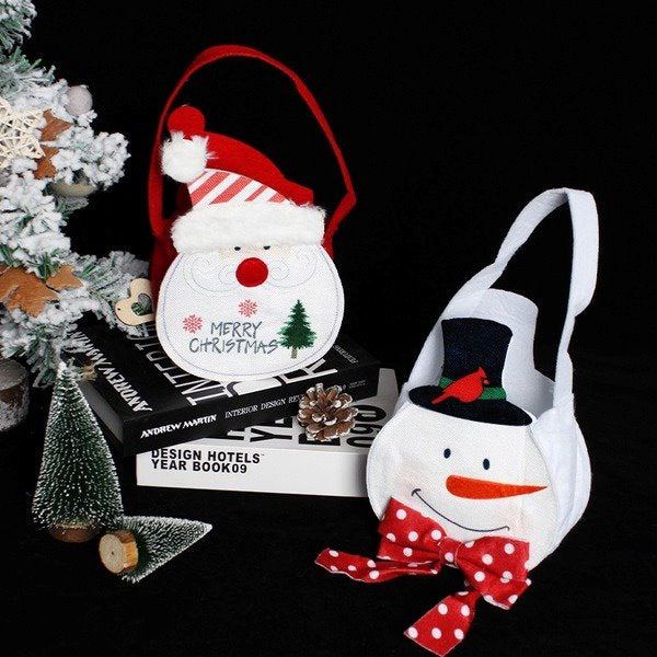 Wholesale Christmas Santa Snowman Non Woven Fabric Tote Bag Gift Bag JDC-HB-GL004 Handbags 港恋 Wholesale Jewelry JoyasDeChina Joyas De China