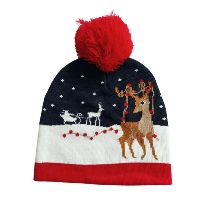Wholesale Christmas ski ball wool knitted hat JDC-FH-GSYH063 FashionHat 予画 5 Average code Wholesale Jewelry JoyasDeChina Joyas De China